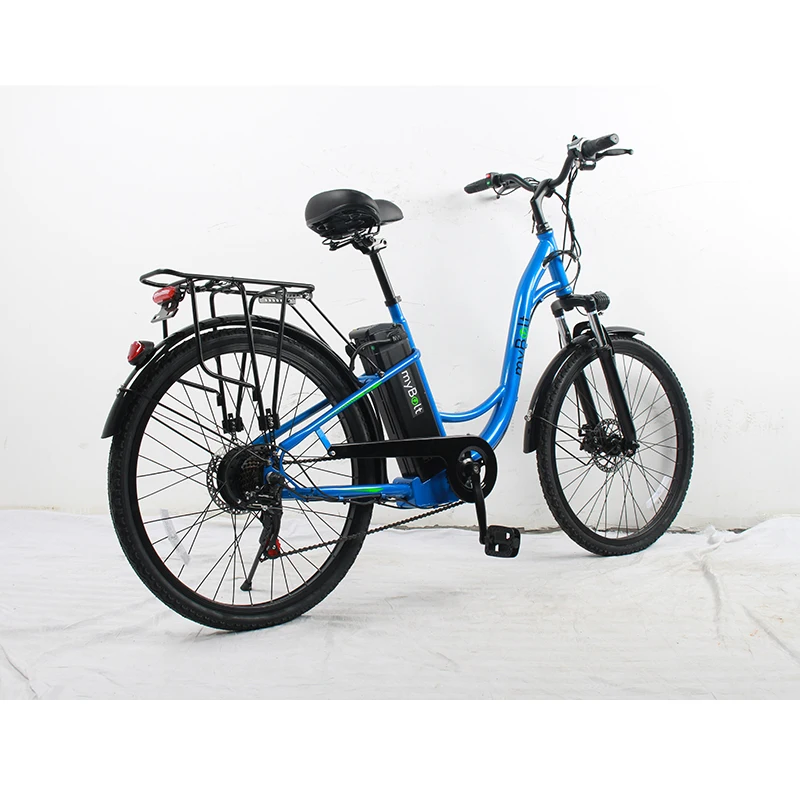 Vintage 26'*4.0 inch 750w Fat Tire Electric city Bike Woman Step Through Electric City E Bike Bicycle