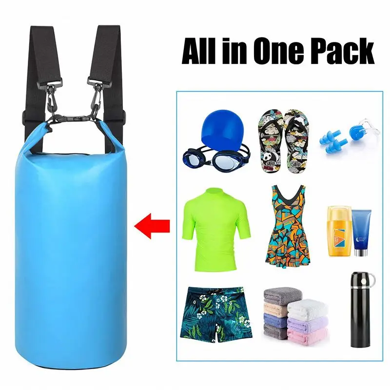 Outdoor TPU Travel Sport Hiking Ocean Pack Water Proof 10L 20L Floating Backpack Waterproof Bags Dry Bag