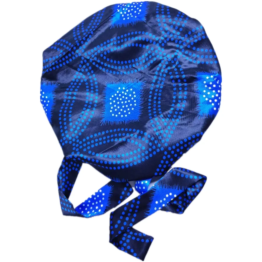 2023 new style silk satin hair bonnet double lining customized logo moq 10 pc