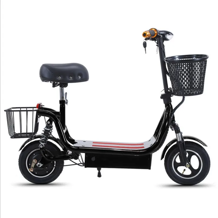 The source manufacturer small  electric adult lithium scooter Portable moped tretinette electrique