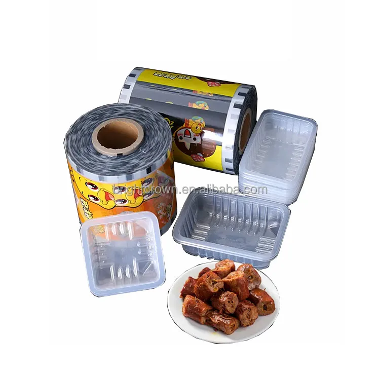 Soft PE Heat Sealing PET Printing Cup Sealing Film Roll for Packaging Juices Milks Candies Food Items