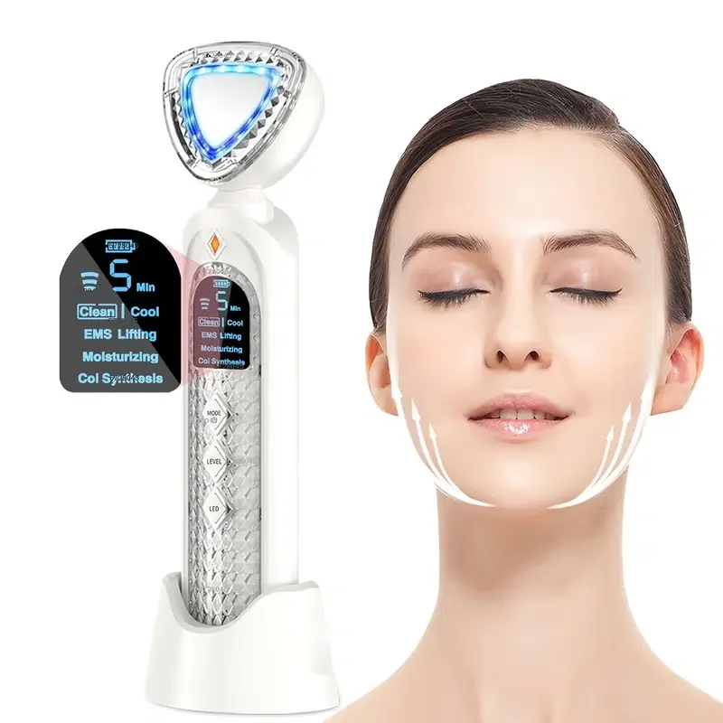 Beauty Cosmetics Facial Skin Care Machine Vibrating Ems Anti-wrinkle Face Lifting Machine Beauty Device
