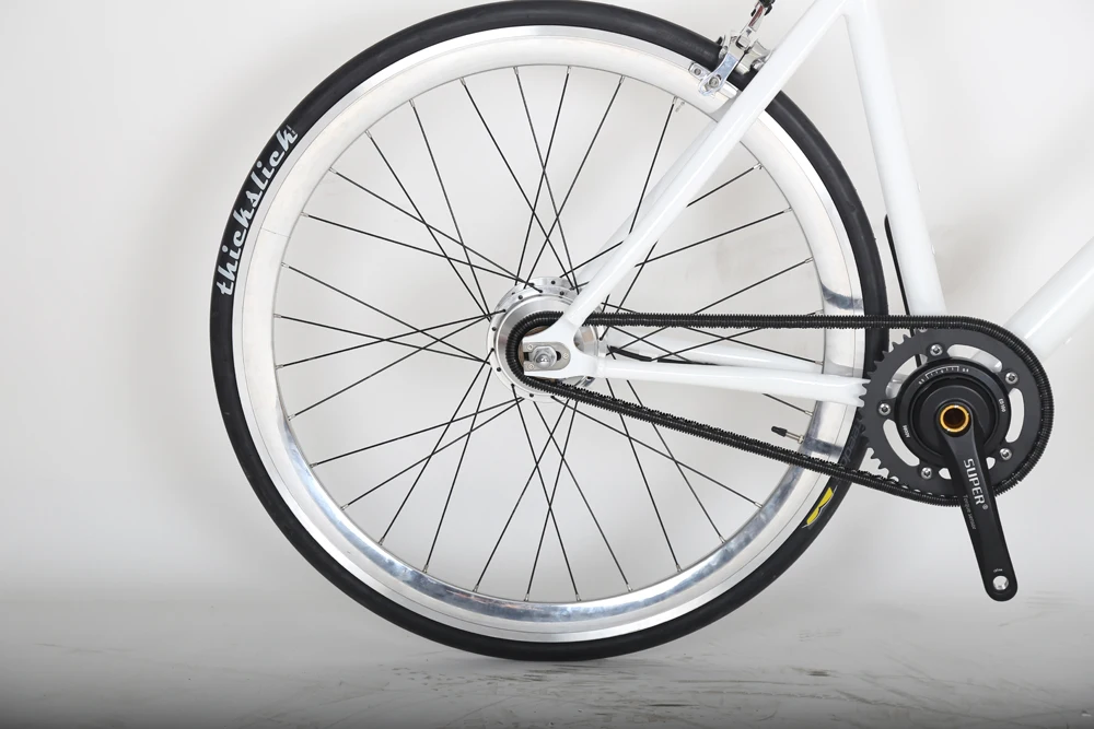 Fast Shipping Electric Vintage Bike 700C Babymaker Single Speed Racing Bike 250W Shengyi Motor Air Samsung Battery