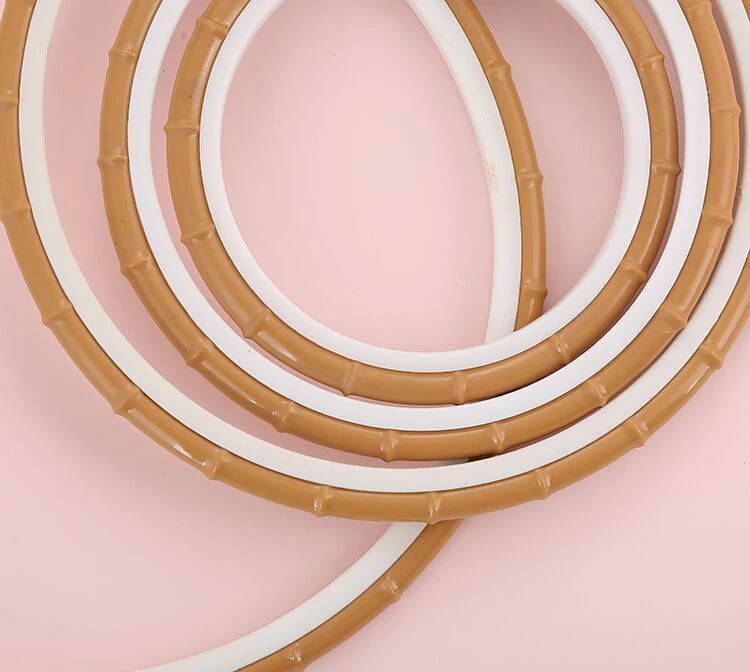 Embroidery Hoops Cross Stitch Hoop Ring Imitated Wood Display Frame