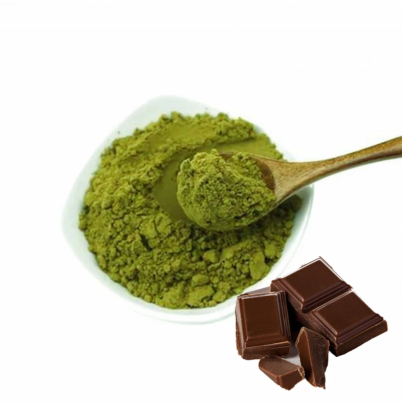 Стандартный органический маття для оптовой продажи шоколадный вкус зеленый смешанный с бесплатным образцом