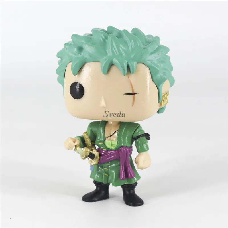 Sromda Anime Funk POP ONE PIECED #327 Roronoa Zoro #100 Ace  #101 Law Action figure PVC Figure Collection Model Toy
