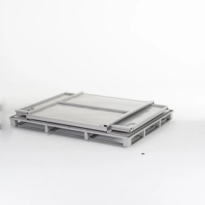 Большой металлический поддон, Штабелируемый стальной поддон