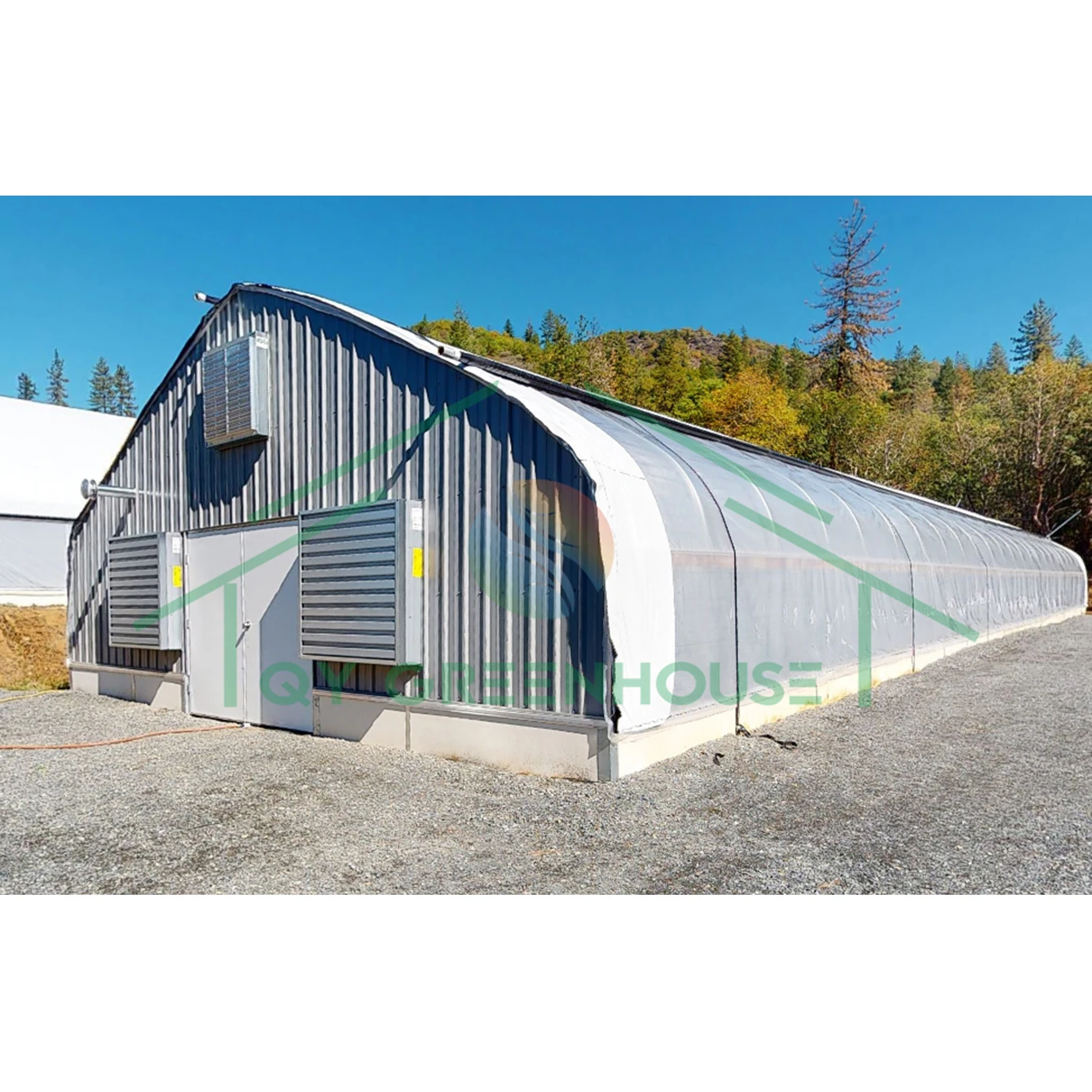 Mushroom Greenhouse Single Plastic Film /Po/ PE Film Plastic/Agricultural Tunnel Light Deprivation Black Greenhouse for Mushroom