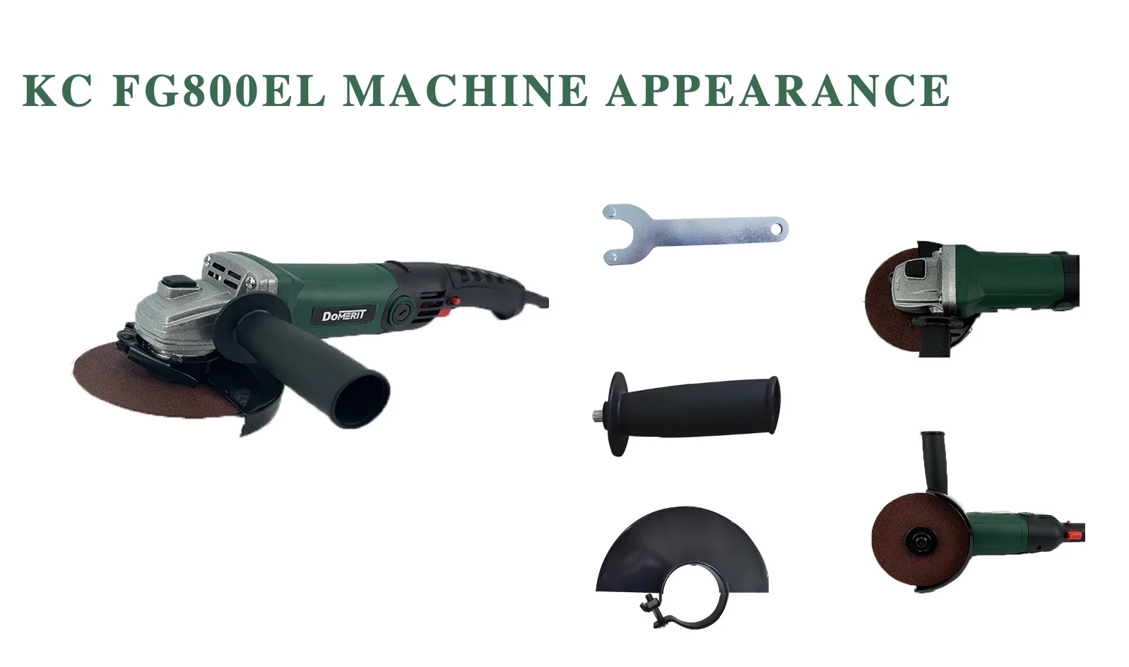 DoMerit Hot Sell Long Handle Angle Grinder Mini Speed Control Angle Grinder With Two Speeds