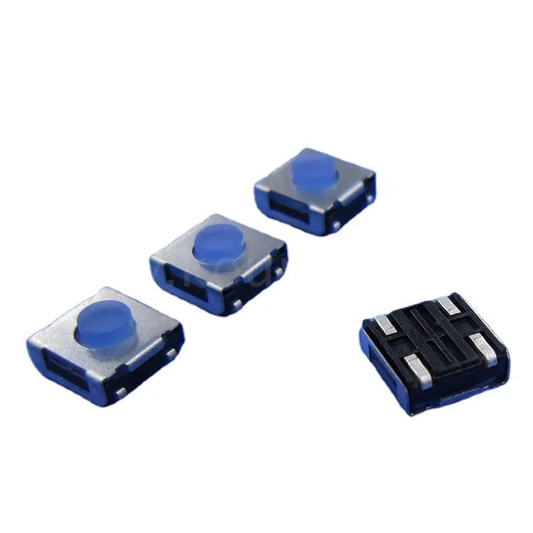 6.2x6.2x3.4/5.1mm 12v 50mA tactile switch smd push button tact switch, silicon button tact switch
