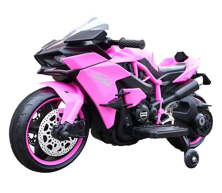 Kids Motorcycle 12v Children Rechargeable Mini Motorbike Kids New Model 3 Wheel Battery Motor With Training Wheels