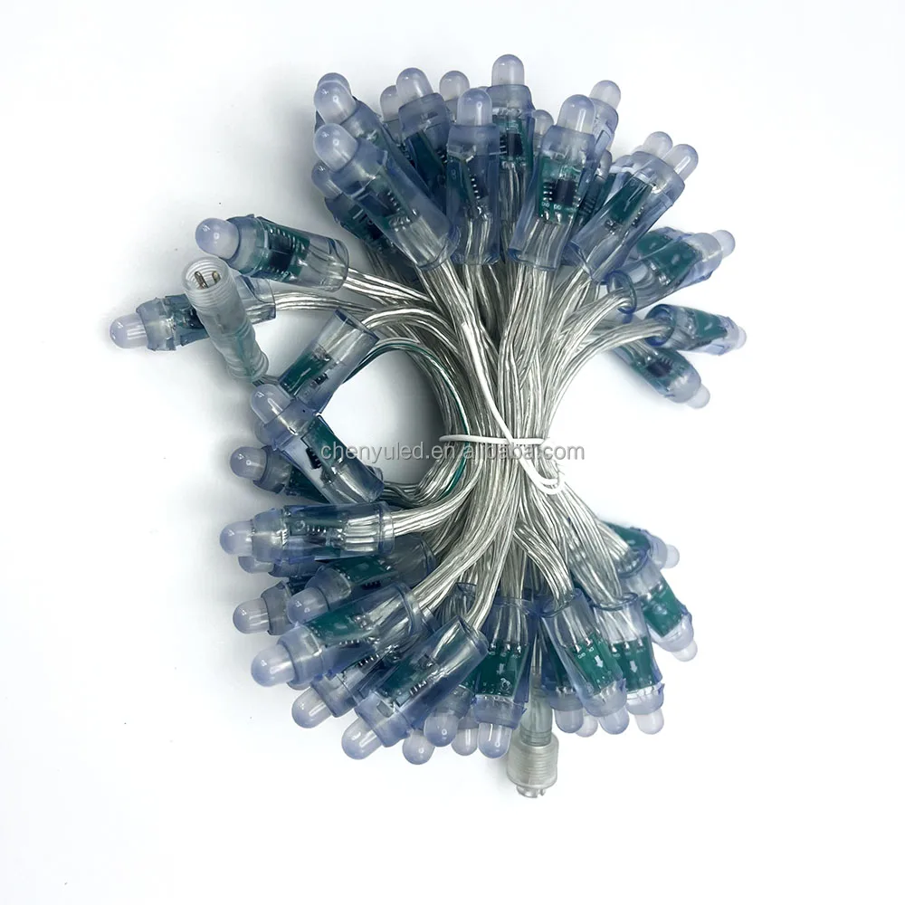 transparent cable 12mm 12v 5v  1903 christmas decorations outdoor led pixel for good selling
