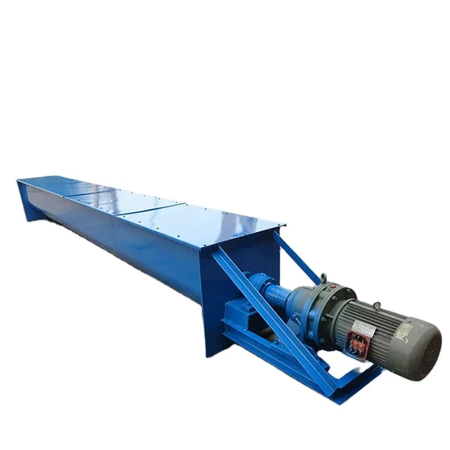 Flexible powder wood chips dust screw conveyor