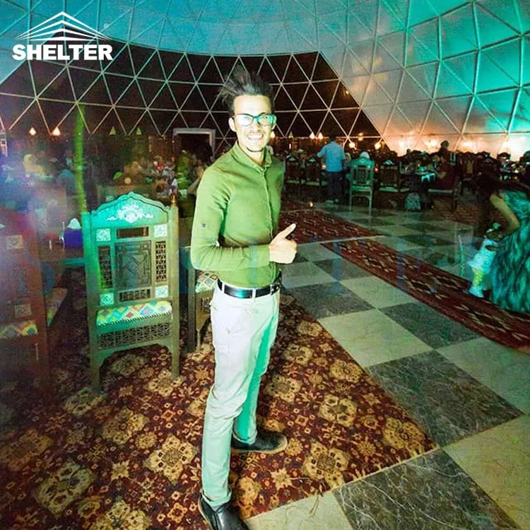 Luxe Outdoor Dome Tenten voor Evenementen Outdoor Geodetische Koepel geodetic Event Dome