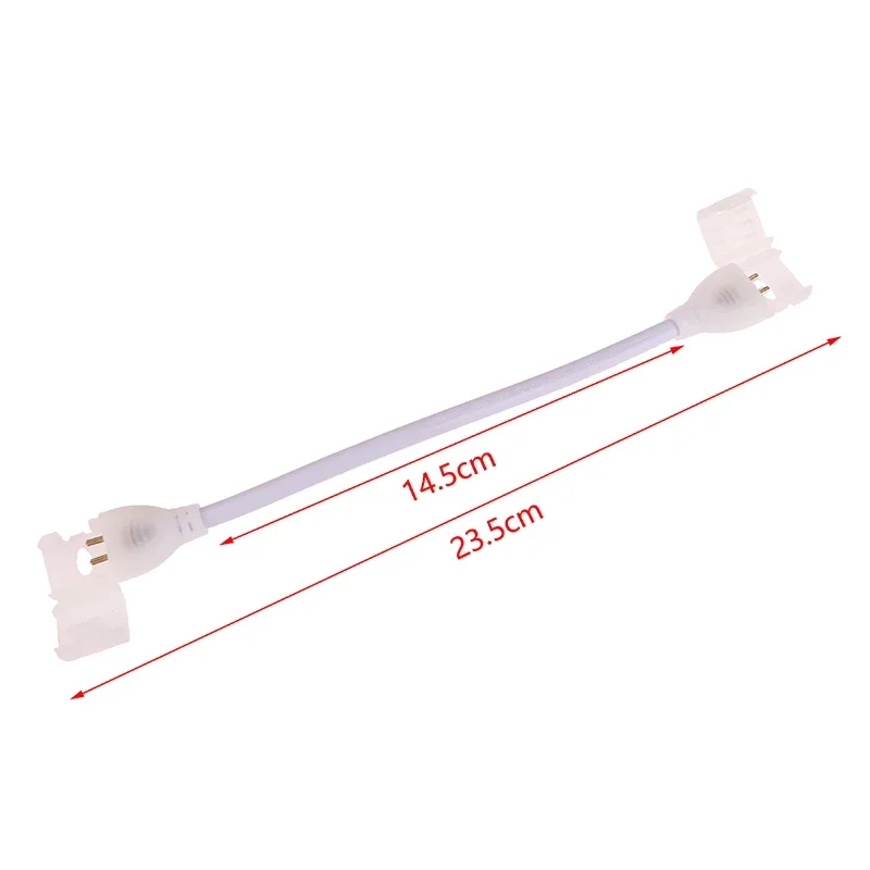 220V EU Plug For wireless 2835 120led 12mm Led Light Strip Connector 2pin COB Led Strip Light Fix Clips Connector Accessories