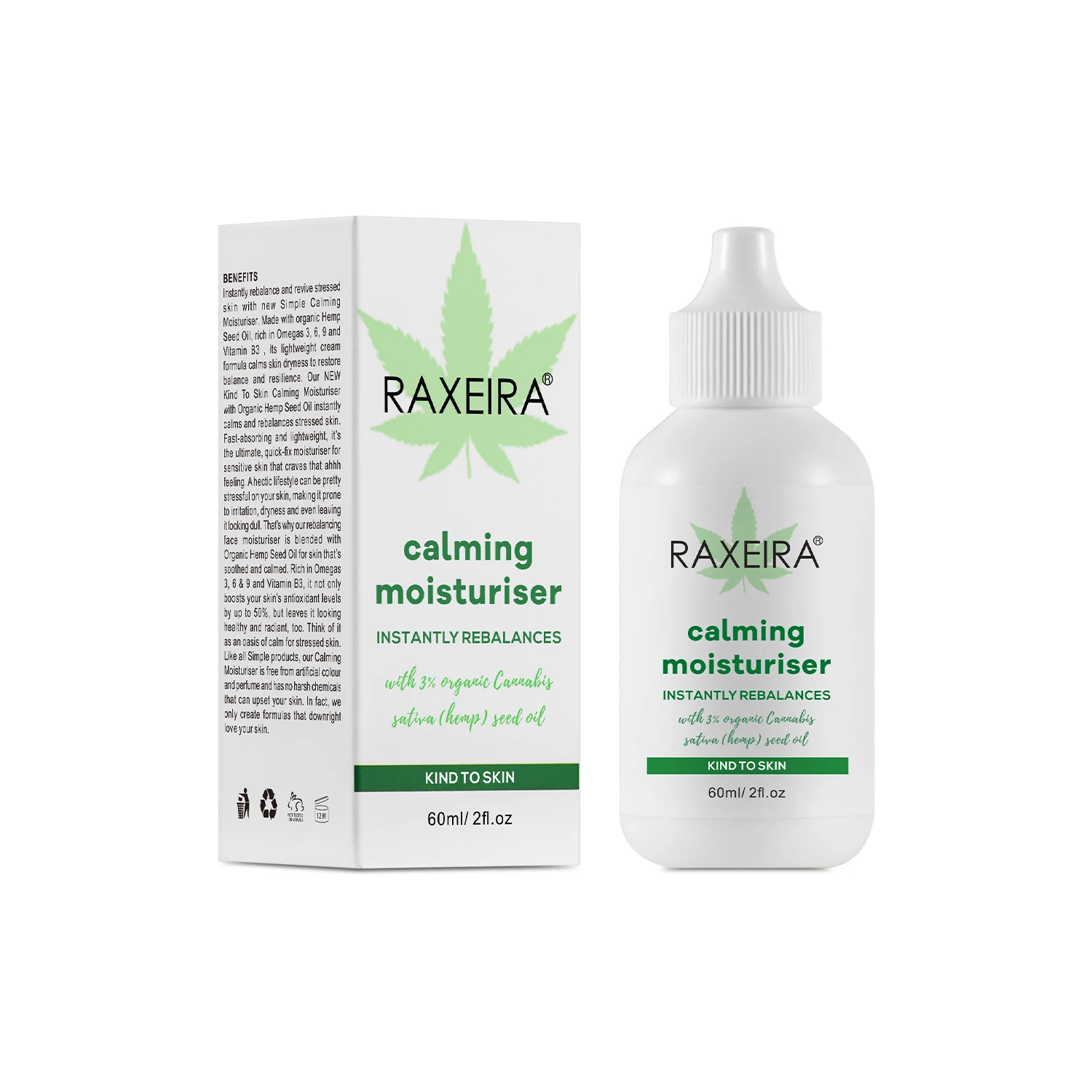 Private Label Hemp Cream Strong Recovery Moisturiser Calming Hemp Oil Seed Hemp Oil Face Cream For Glowing Skin Care