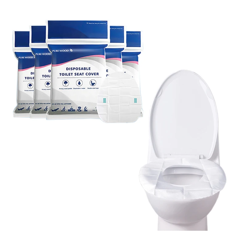 OEM New sample portable sanitatary disposable thicken paper toilet seat covers