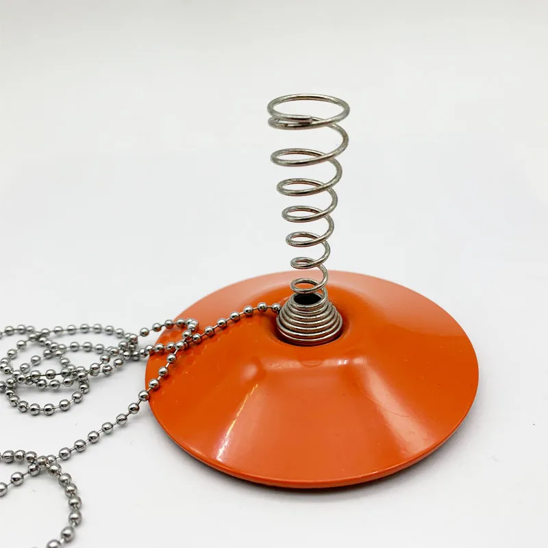 Plastic Table Pen Counter Pen Desk Pen with Metal Chain