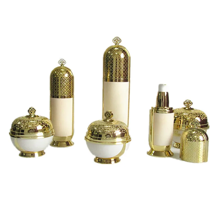 double wall pink cream jar lotion bottle 30g 50g 50ml 100 ml skincare acrylic cosmetic bottles