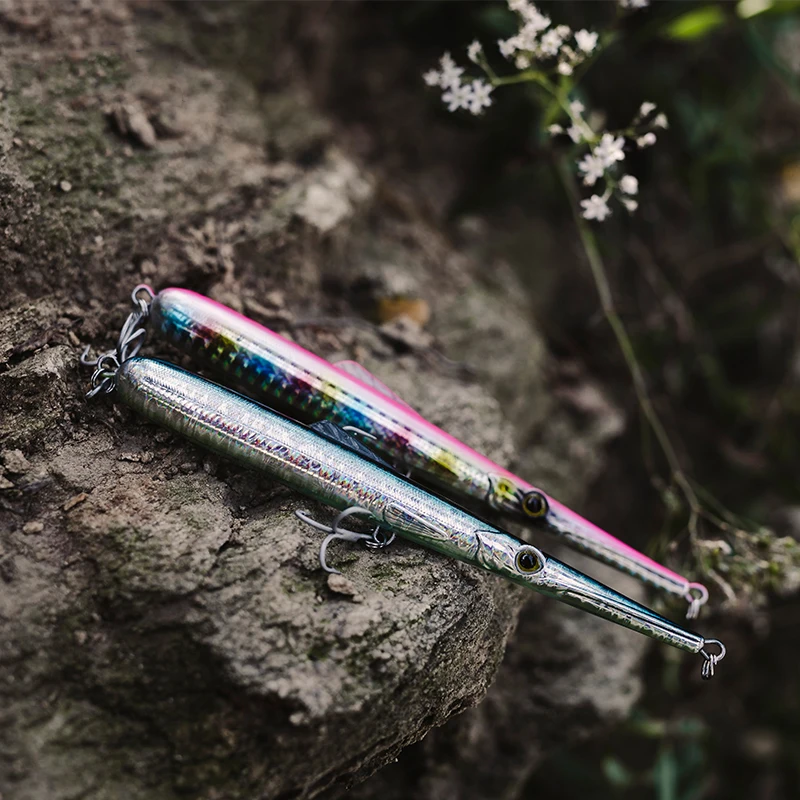wholesale Pencil Fishing lure Bait 205mm/130mm Sinking Floating Hard Lure Artificia Wobblers isca de pesca stickbait