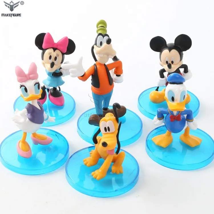 custom making cartoon pvc figure with clear base, make injection pvc cartoon  figurines,  OEM famous cartoon pvc figurine toy