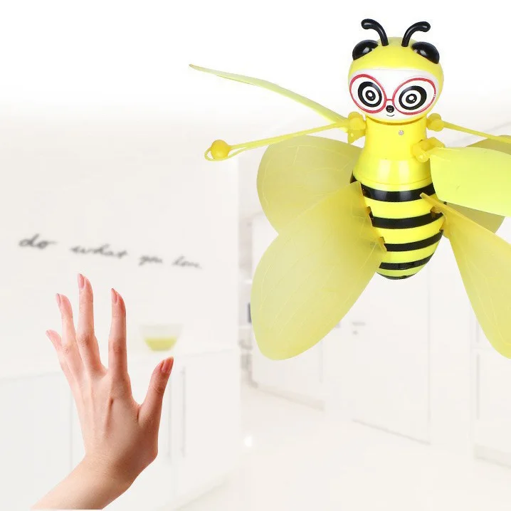 Bee Induction flying Toy Sensing Aircraft With Sensors Mini Flying Toy Helicopter Levitation Toy For Kid