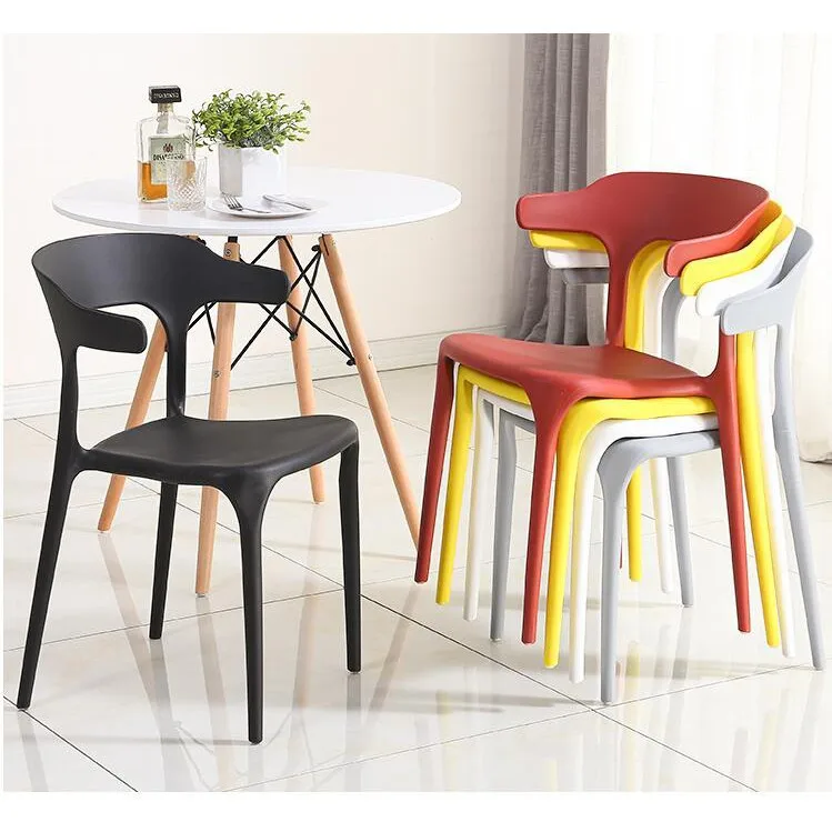 Plastic chair injection mould stackable chairs modern outdoor restaurant furniture french dining chair