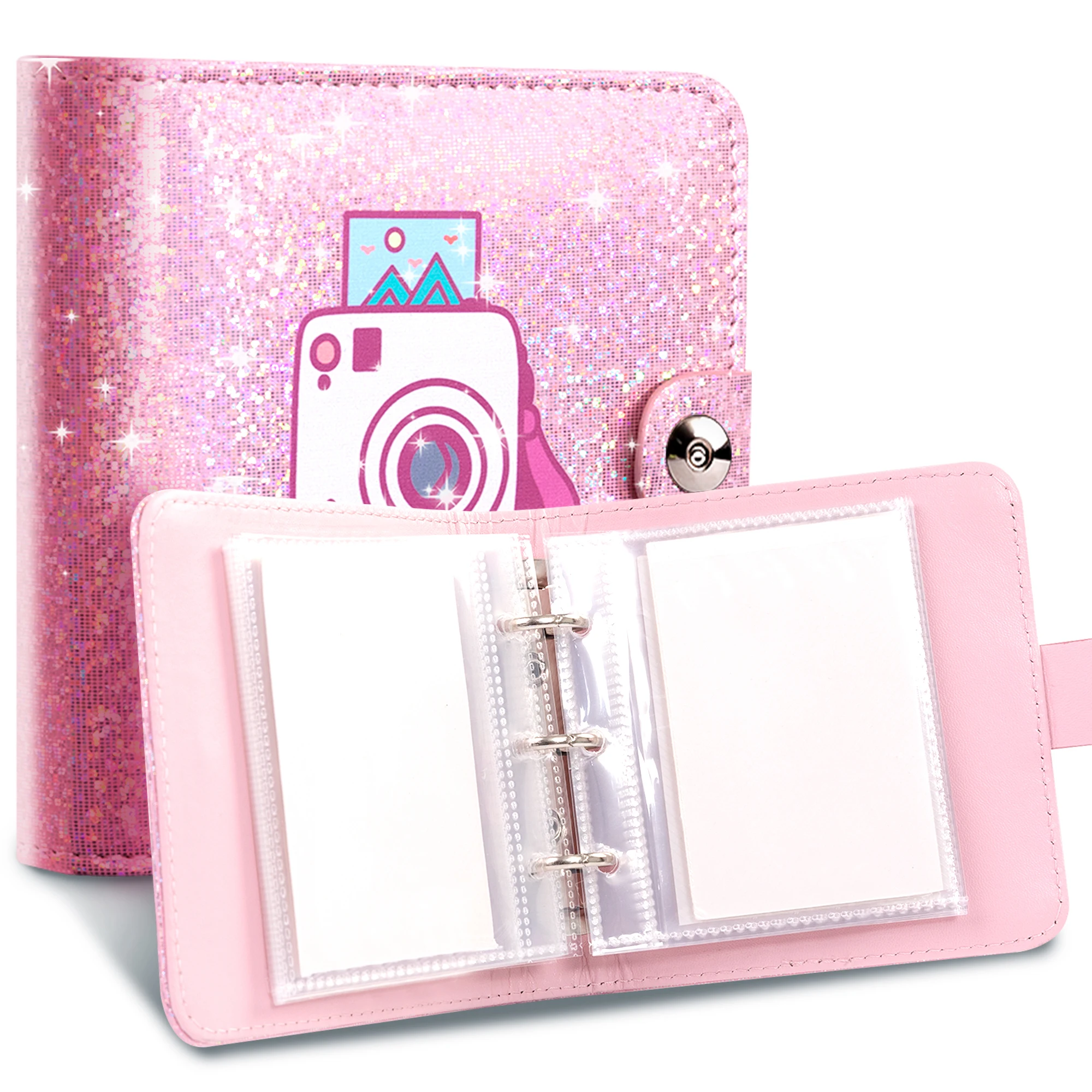 25 карманов Fujifilm Instax Мини-камера Polaroid Фотоальбом книга для фотографий-Instax Mini Album