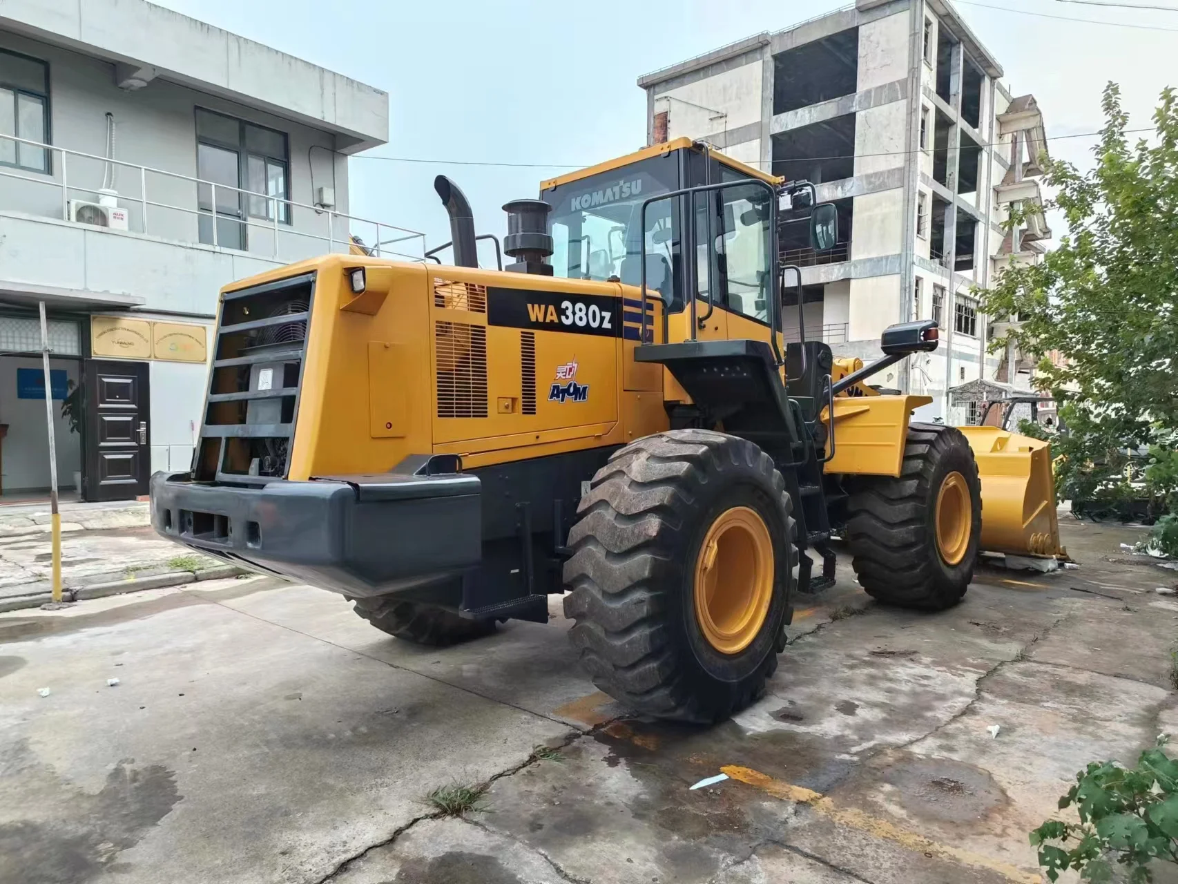 Second-hand Komatsu WA380-6 wheel loader pay loaders construction machinery wa500/ wa600 tyres machinery for sale wa380 wa320