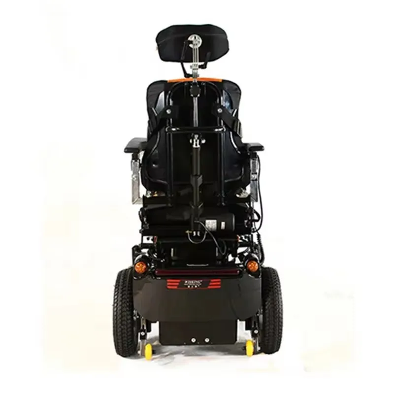 High Quality Power Standing Up Wheelchair For Handicapped Brushless Motor Electric Wheel Chair
