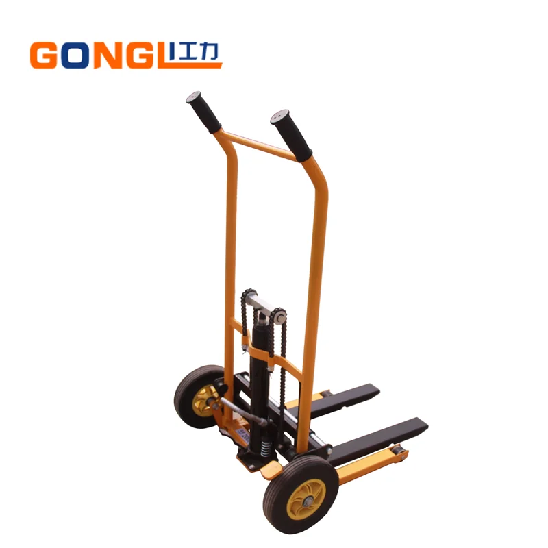 
GL-0057 Gongli Manual Light Lift Truck New Type Mini Stacker 200kg Capacity Stacker 