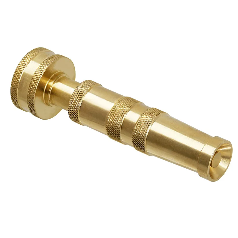 Heavy-Duty Brass Adjustable Twist Hose s Brass Hose Nozzle