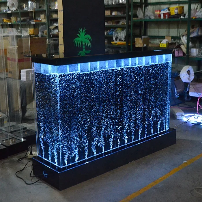 Современный led стена с водяными пузырьками аквариум дизайнерский