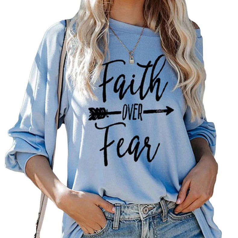 
2021 New Design Fashionable T Shirts Casual Ladies Printed Long Sleeve Women Tops 