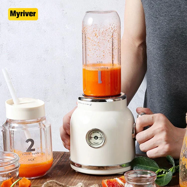 Myriver Vintage Juicer Fruit Cytoderm Breaking Machine Juicer Cup Household Portable Complementary Food Blender