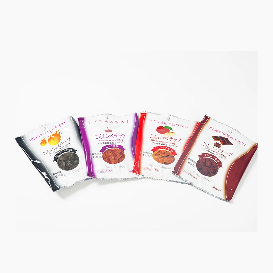 Nutritious diet chips 17g foods spicy konjac snack bag for sale