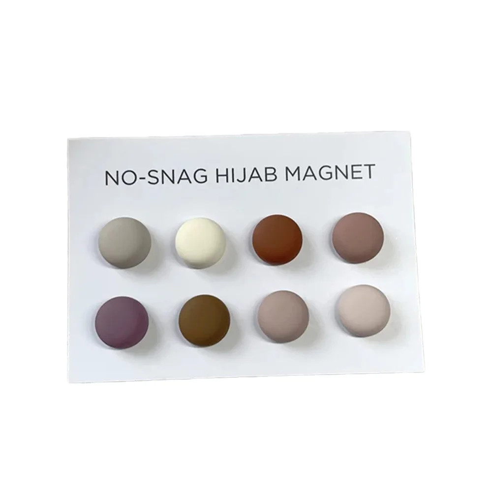 Hijab Magnets No-snage Strong Metal Plating Safety Pins Brooches for Women Scarf Muslim Arab Shawl Islamic Accessories