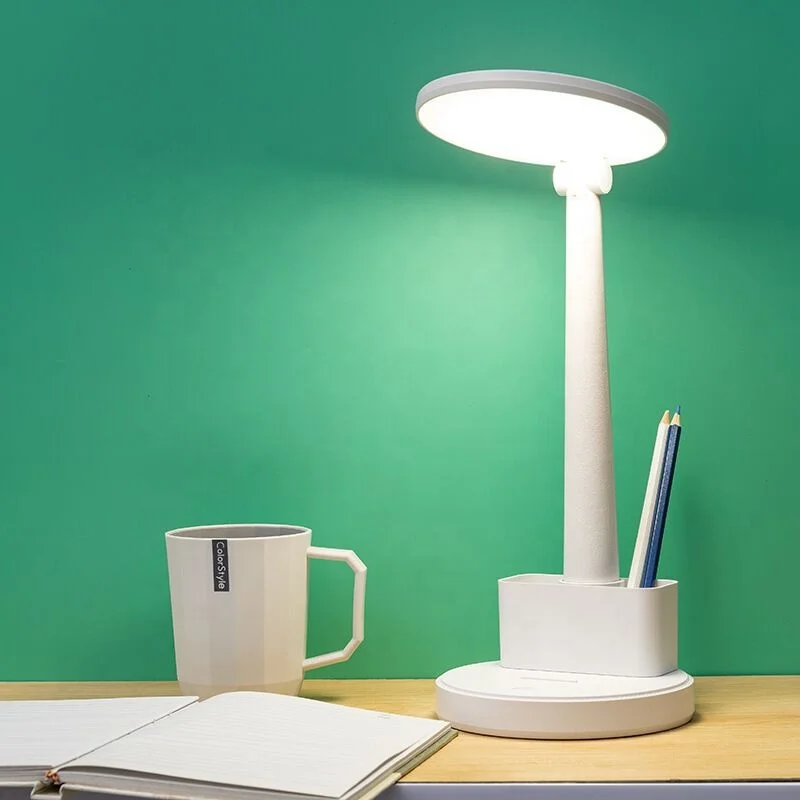 High Brightness LED Table Lamp Touch Dimming Foldable Desk Lamp Work and Study Eye Protection Table Lights