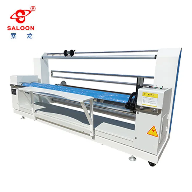 Saloon Woven Fabric Edge Aligned Cloth Rolling Machine
