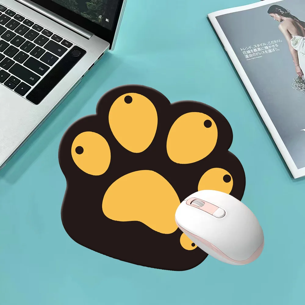 custom Rubber Mouse Pad Creative Cute Cartoon Cat Paw Pattern Anti-slip Mice Comfortable Mat Computer Pad Game Mousepad