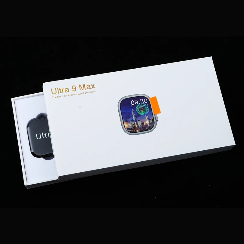 NFC Smartwatch Ultra 9 Max AMOLED 2.1 Inch Men Women relogio montre reloj inteligente Series 8 Android Smart Watch