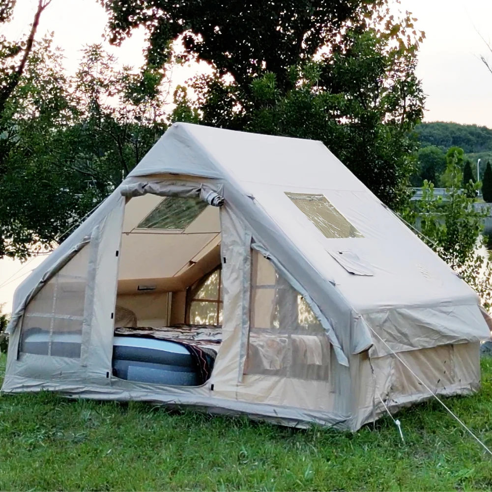 TOURUS Dropshipping OEM Best Quality China Manufacturer Inflatable Party Yoga Tent With Stove Jack
