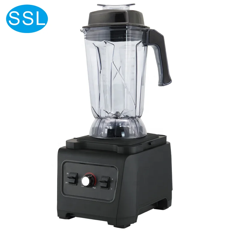 New High-speed 220 Volt 1680W Stronger Horsepower Nutri Food Commercial Mixer Blender with 2.5L PC Jar