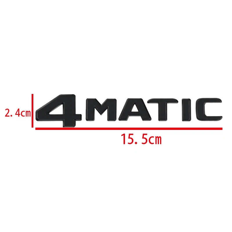 3D ABS Letters Emblem For Mercedes Benz A B C E G S ML SL CL GLA CLA Class AMG 4MATIC Trunk Door Fender Bumper Badge sticker