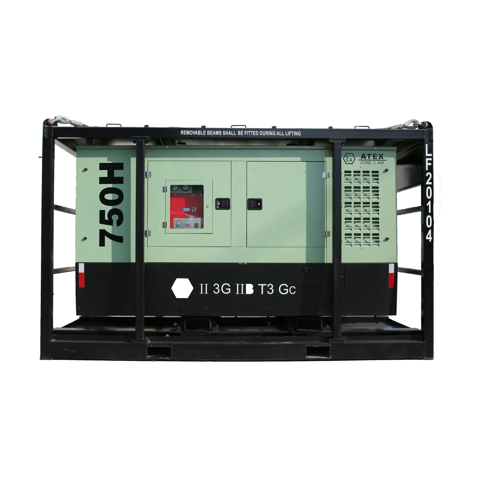 
ATEX qualified explosion proof engine, generator, water pump set and air-comperssor set 