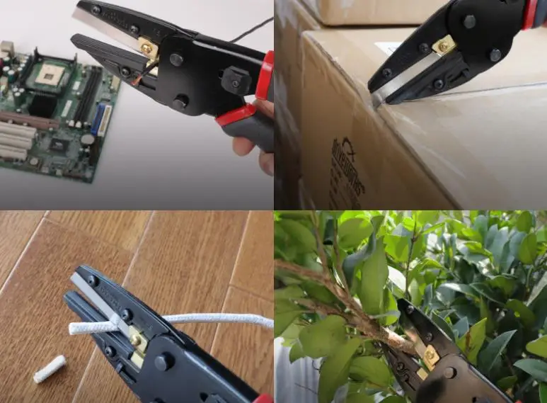 3 in 1 25*10CM Hand Tool PVC stainless steel scissors Combination wire cutting pliers