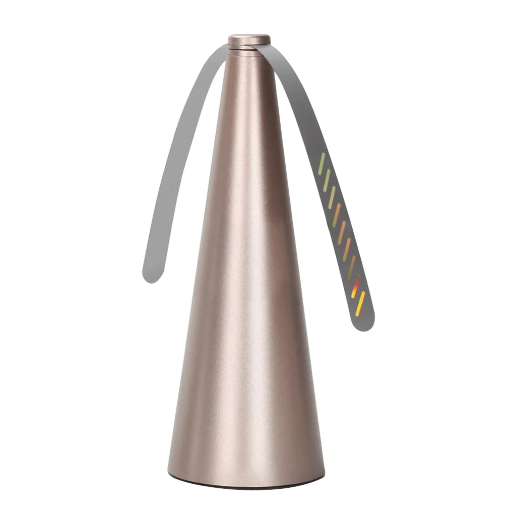Outdoor Fly Bug Repeller Camping Portable Dining Table Pest Control Fan Insect Home Electric Food Protector Gold