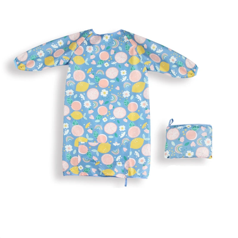 Hot Sale Pocket Waterproof Baby Bibs Baby Apron Bib Long Sleeve Bib
