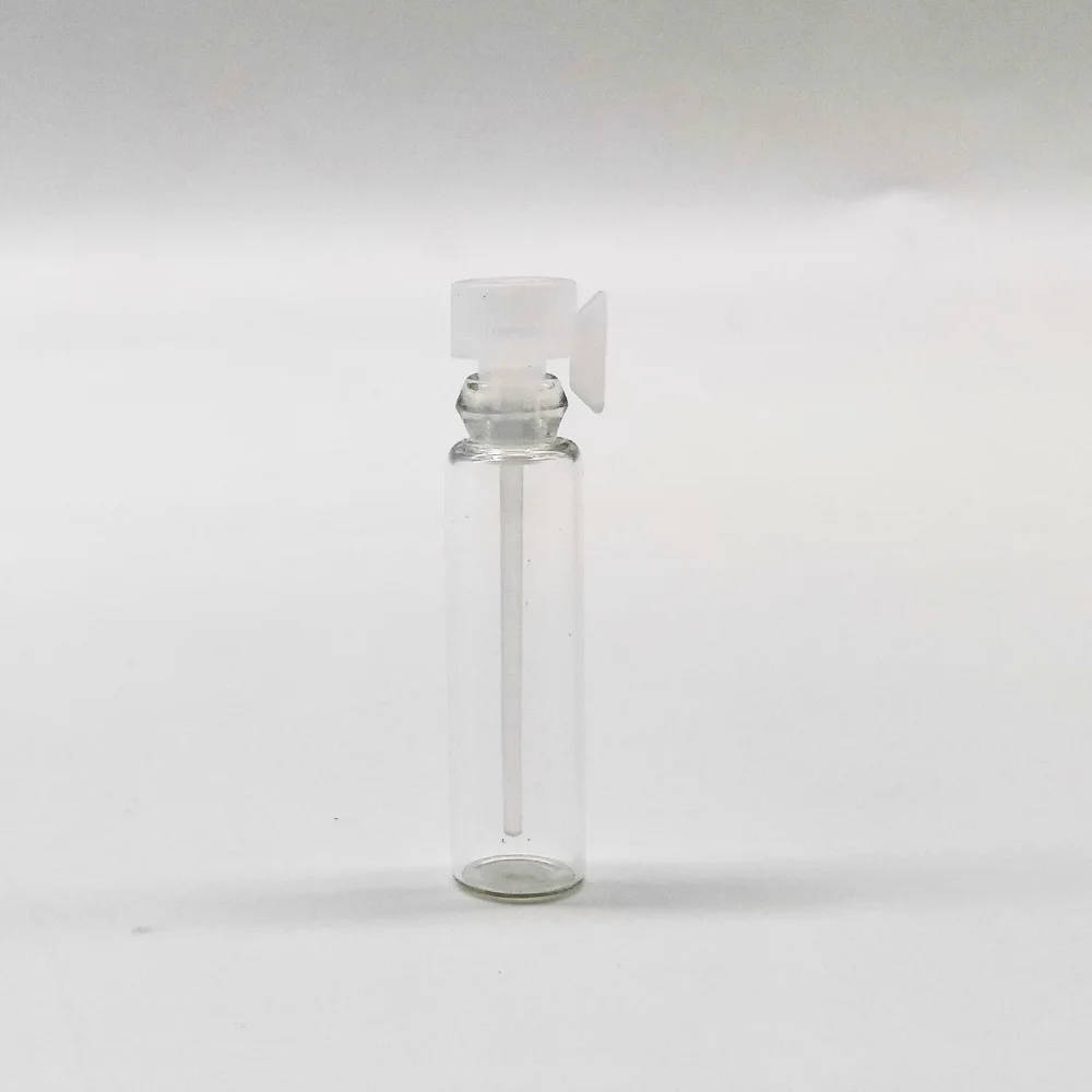 Cosmetic Perfume Bottle Sample Test Tube 1ml 2ml 3ml Clear Perfume Glass Vials For Trial