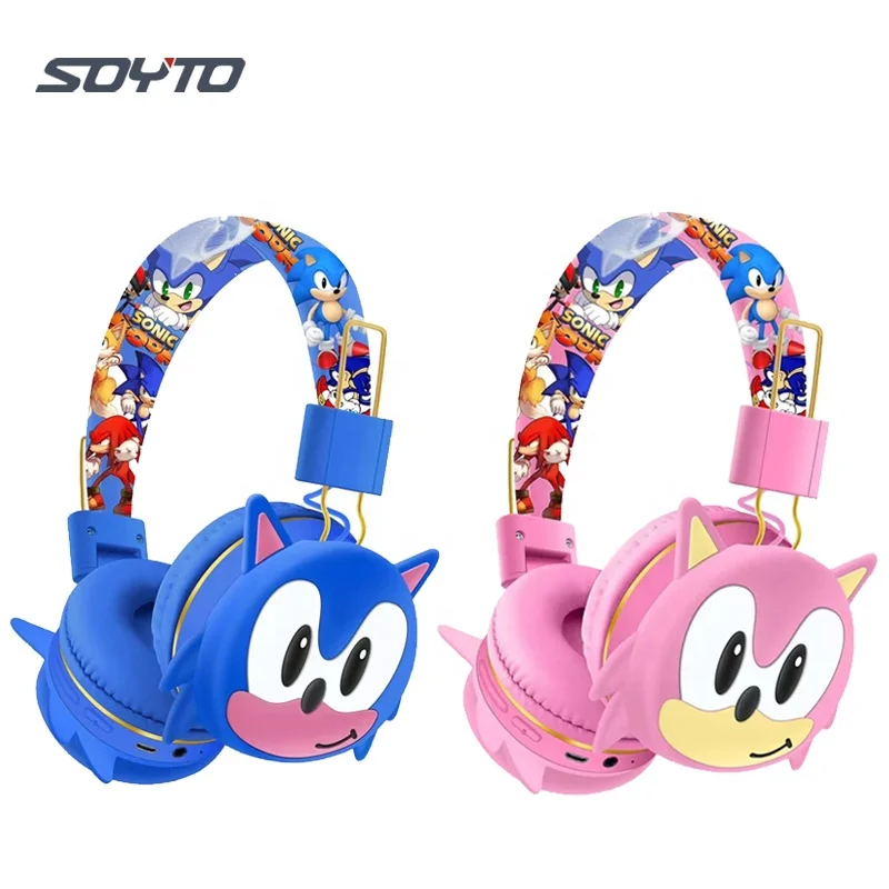 Shuoyin audifonos Super Sonic the hedgehog 2 Game Mario bros bro wireless headset kids headphone headphones Toys figure for Kids